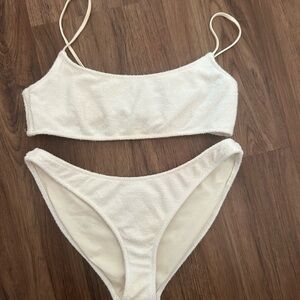 Triangl Cream Bikini Set